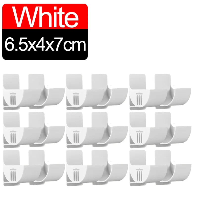 20/2PCS Wall Mounted Trash Bags Holder Garbage Bag Storage Box Organizer Plastic Bag Film Container Dispenser For Kitchen Shelf