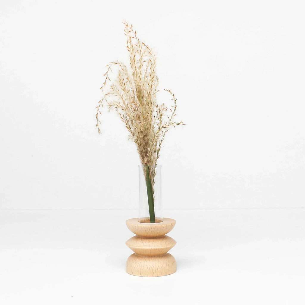 Totem Wooden Vase - Short Nº 3